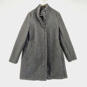 Old Navy Black Sherpa Button Teddy Coat Z26